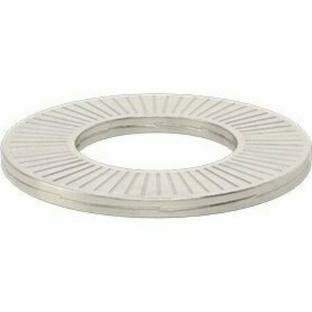 BSC PREFERRED 316 Stainless Steel Wedge Lock Washer for M24 Screw Size 1.000 ID 1.910 OD 91812A796